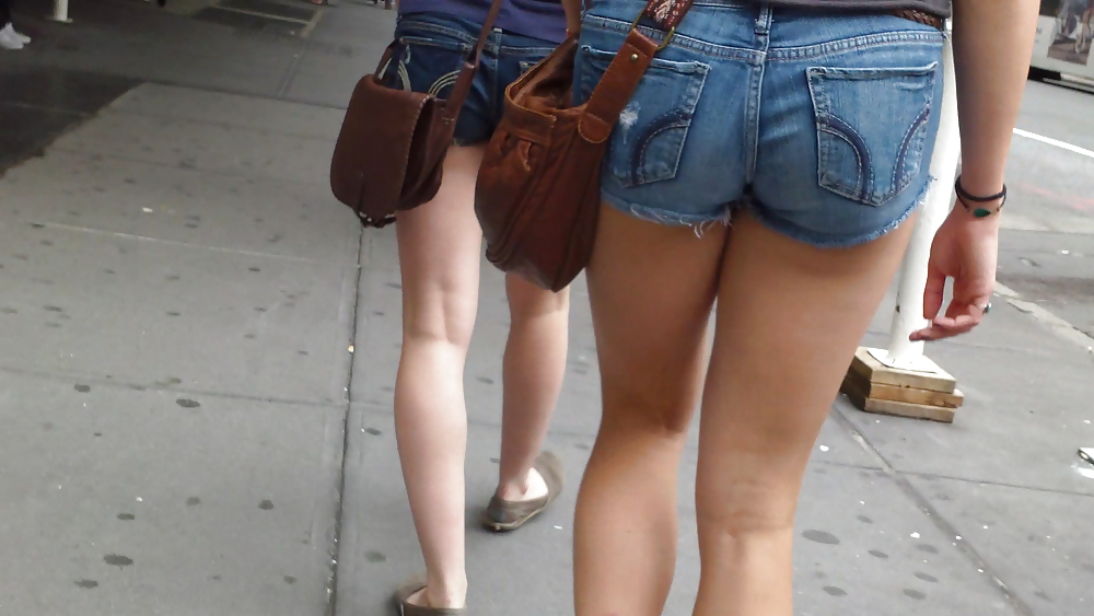 Assorted butts & ass on the street  #17636708