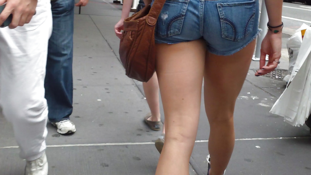 Assorted butts & ass on the street  #17636714