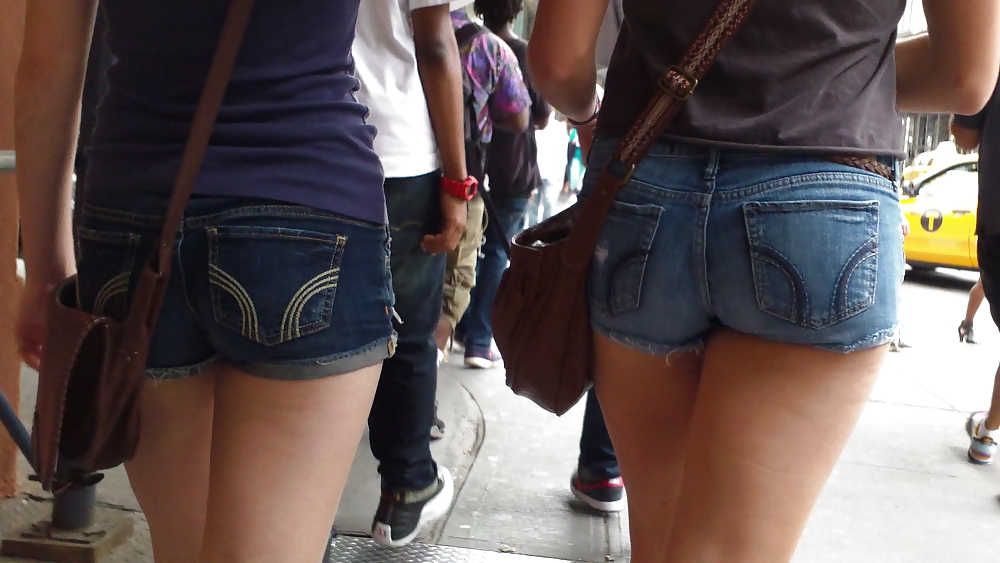 Assorted butts & ass on the street  #17636746