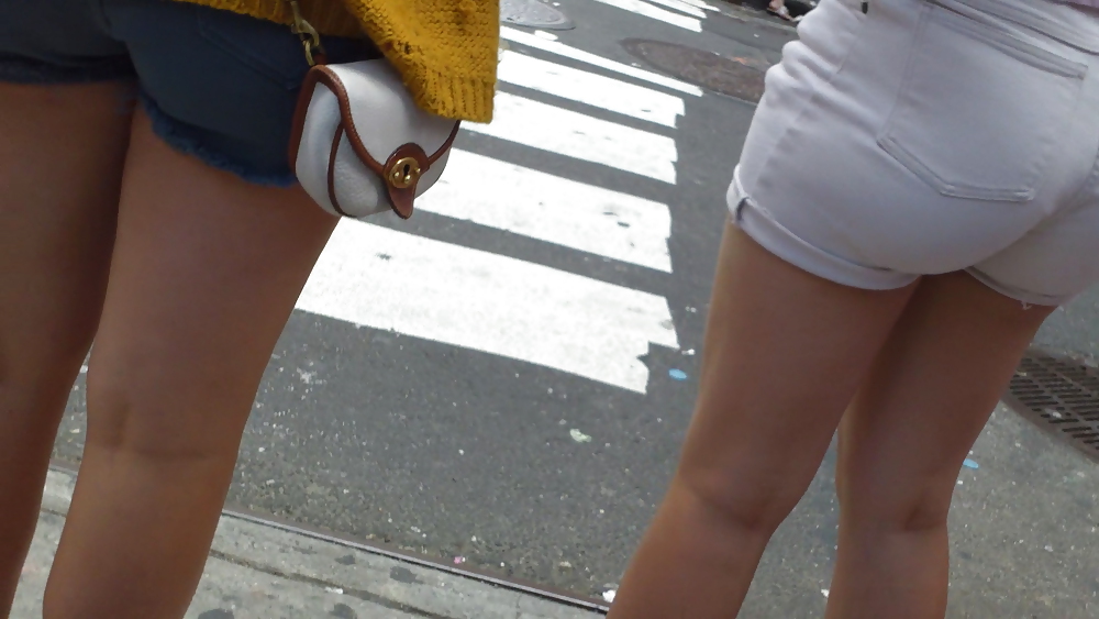 Assorted butts & ass on the street  #17636953