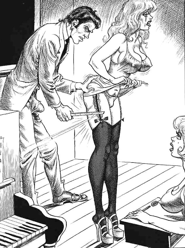 Thematic Drawn Porn Art 5 - Spanking (1) #7261803