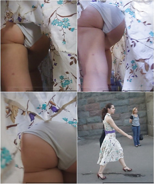 見事なロシア人、ウクライナ人のスカートをめくった姿 
 #6251649