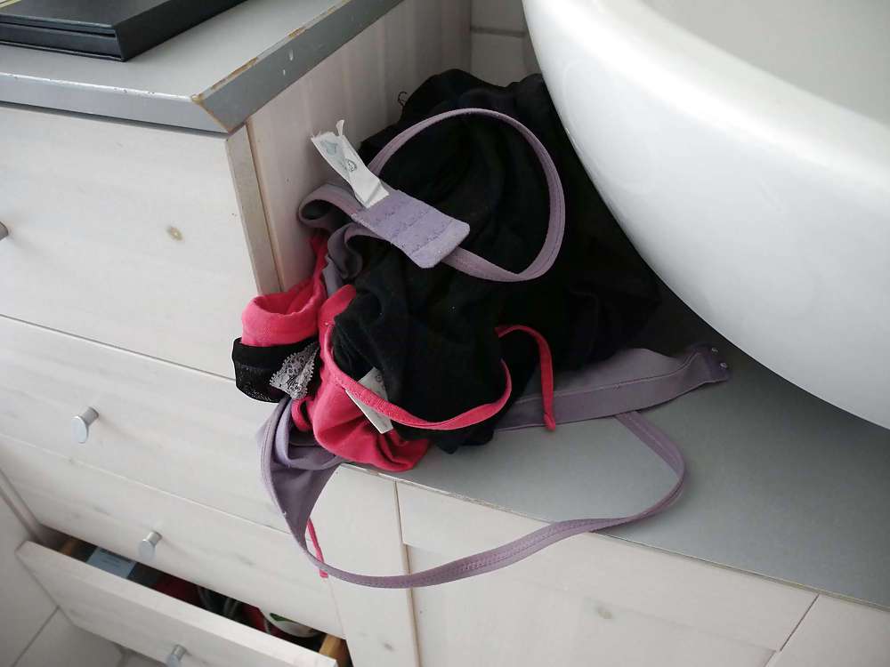 Clothes from daughter. Sniffing playing carrying #9651779