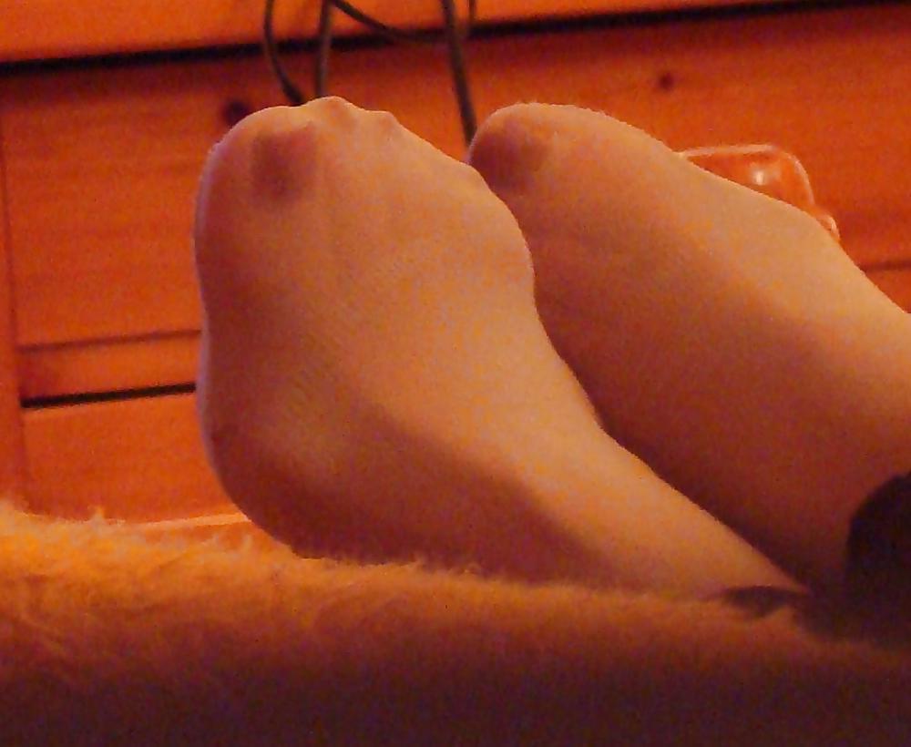 My mothers nylon feet-soles #5041824