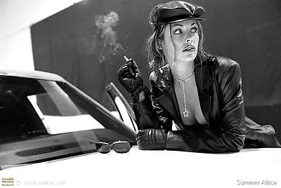 Beautiful Women Smoking B&W 007 #4648884