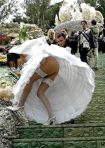 Upskirt bride #9530161