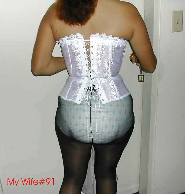Sexy Wife Wear Diaper #4116163
