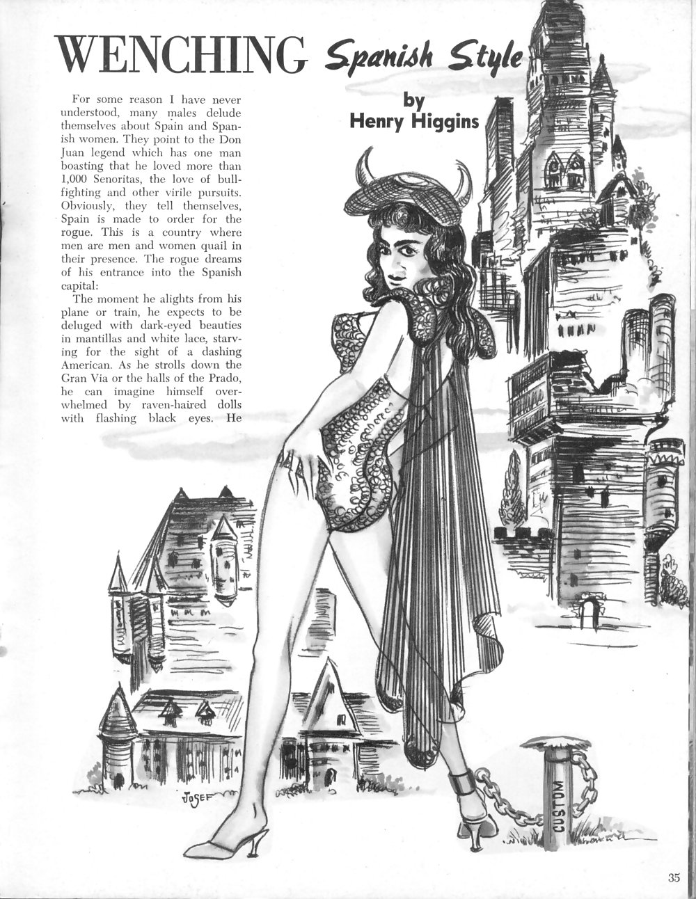 Vintage revistas samlet wench no 01 - 1962
 #1742078