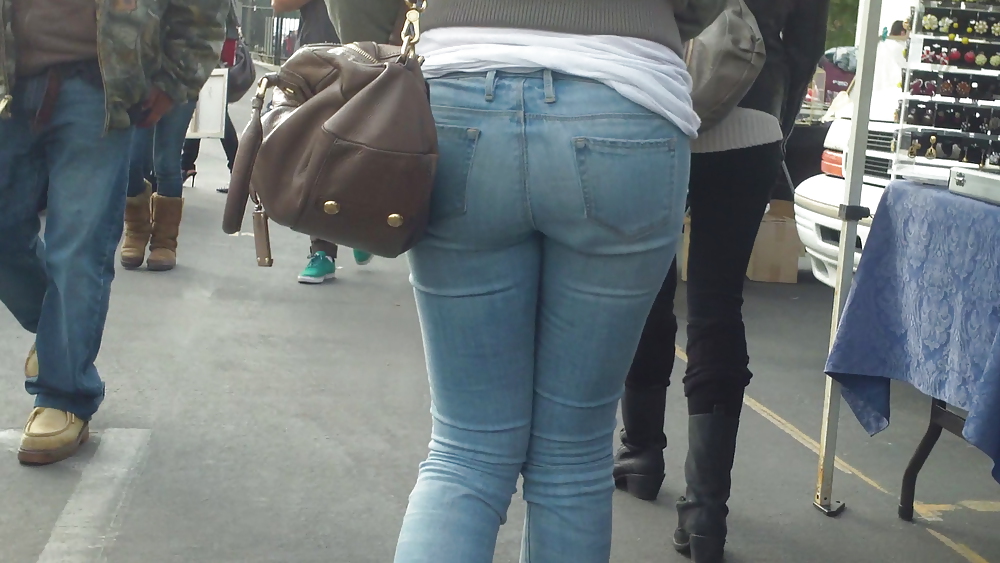 Sexy teen ass & butts in jeans  #8590686