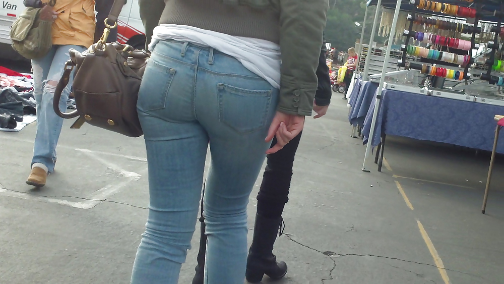 Sexy teen ass & butts in jeans  #8590721