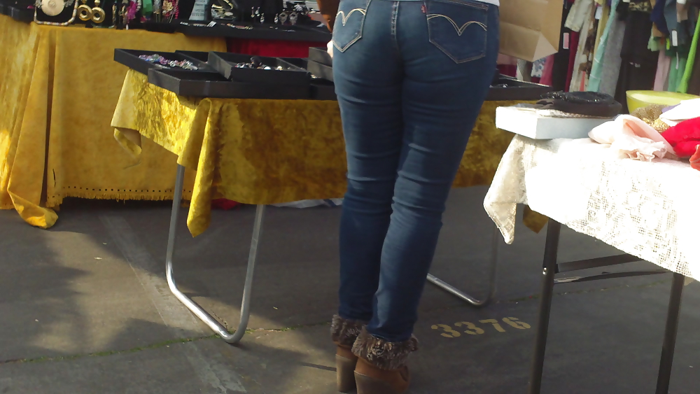 Sexy teen ass & butts in jeans  #8590769