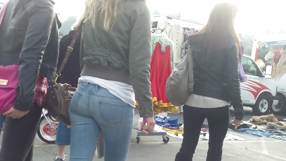 Sexy teen ass & butts in jeans  #8590848