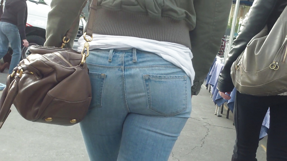 Sexy teen ass & butts in jeans  #8590876