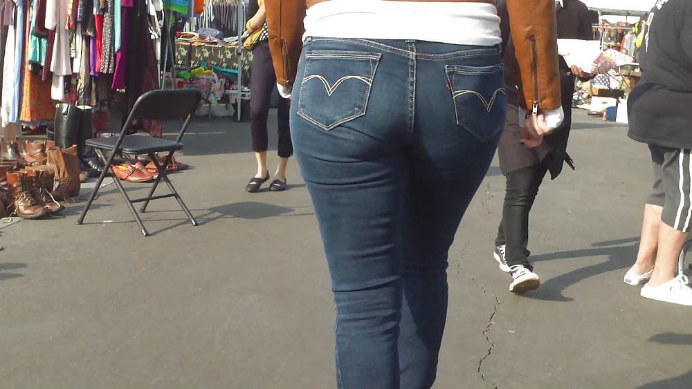 Sexy teen ass & butts in jeans  #8590929
