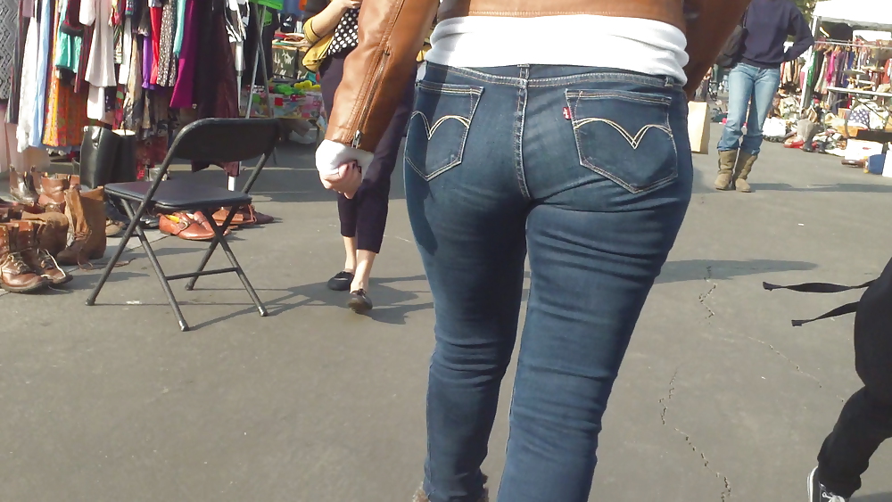 Sexy teen ass & butts in jeans  #8590994