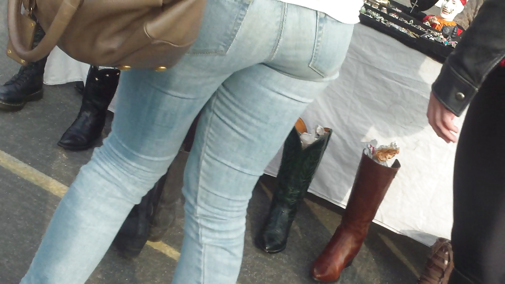 Sexy teen ass & butts in jeans  #8591033