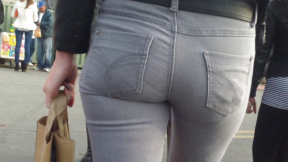 Sexy teen ass & butts in jeans  #8591063