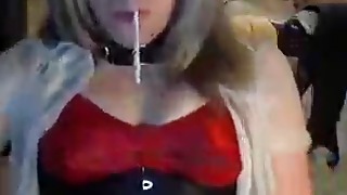 Bustmyballs2013 Cam Whore -  big tits in red #21842522
