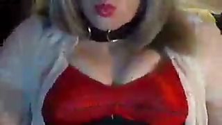 Bustmyballs2013 Cam Whore -  big tits in red #21842567