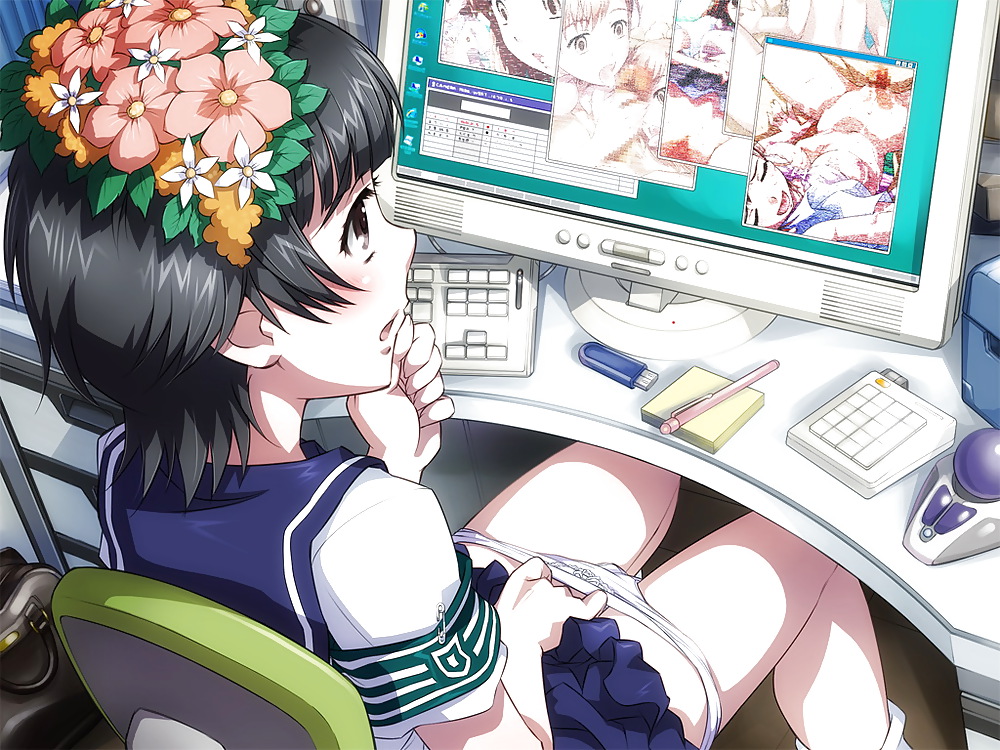Hentai Girls + Computers = Epic Fap #15097605