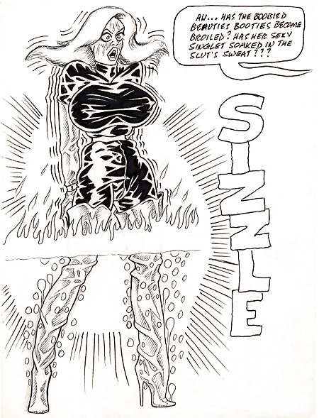 Fetisch Kunst (comix) Overknee Stiefel Aus Encuire! #987951