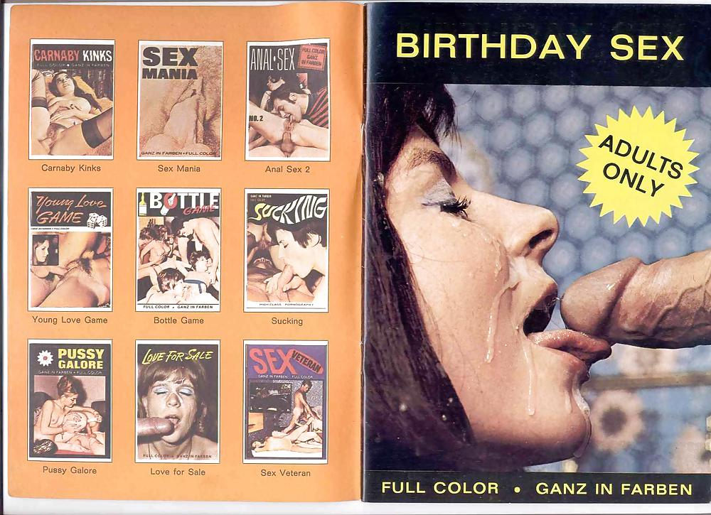 Set di gruppo vintage - sesso di compleanno
 #9862375