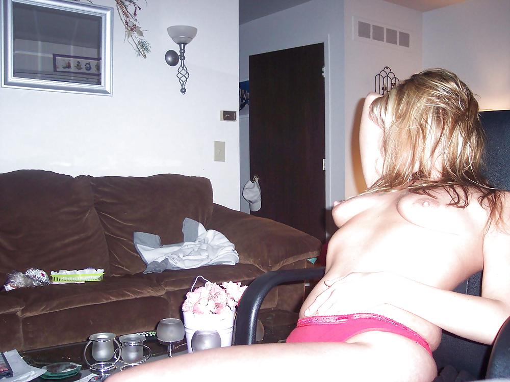 Exposing her titties and cunt then ordered to masturbate  #9912095