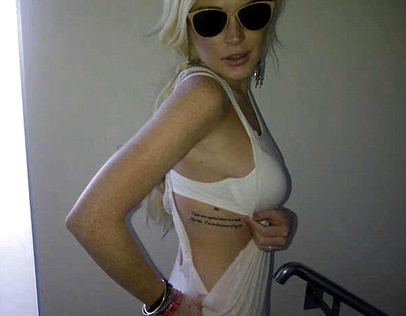 Lindsay lohan ... tatuajes
 #14353176