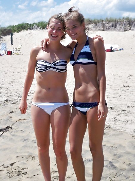 Boston university girls on the beach
 #9473866
