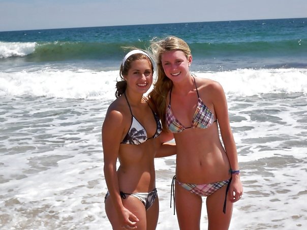 Boston University Girls on the Beach #9473872