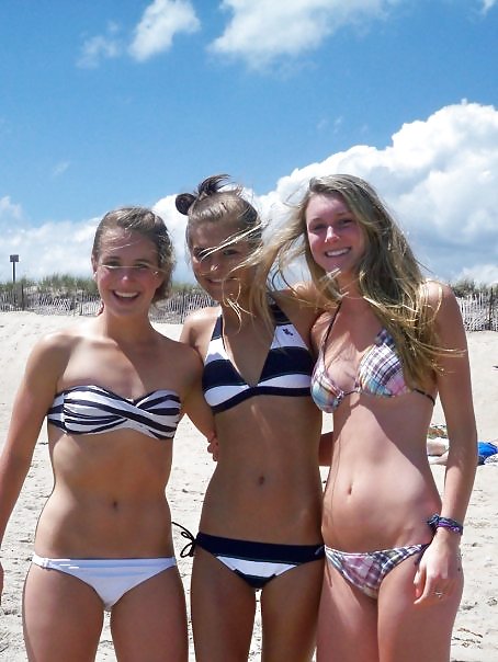 Boston University Girls on the Beach #9473881
