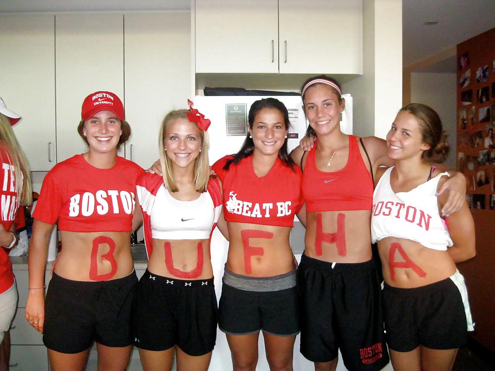Boston University Girls on the Beach #9473902