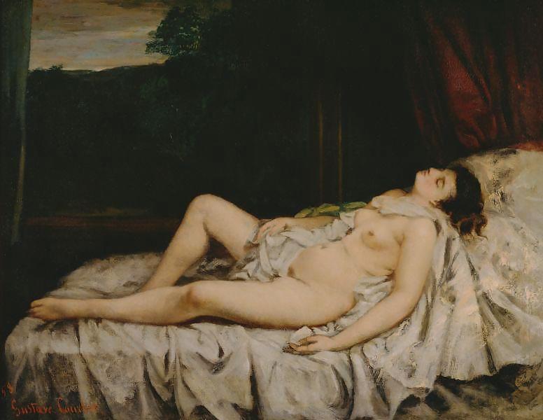 Painted Ero and Porn Art 20 - Gustave Courbet #8264444