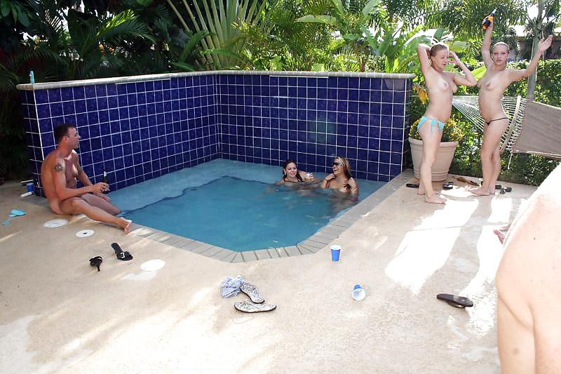 Swingers' party at the swimming pool by Sail #5759791