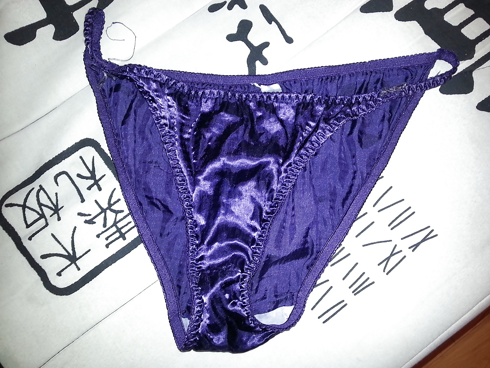 My ex wife satin panties #18269465