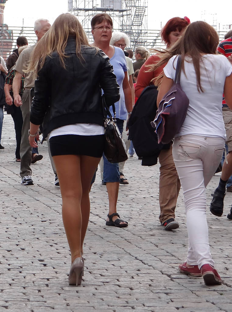 MINI SKIRT MILF in PUBLIC #13329265