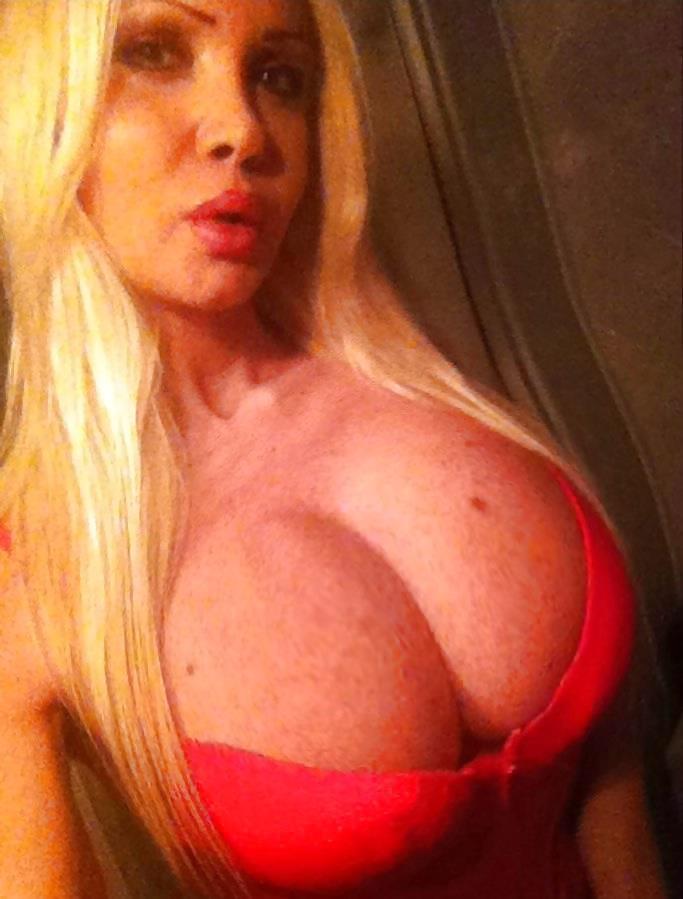 Big tits blonde - milf or shemale ? #11939576