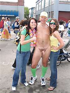 Mr. Smiles naked in public #6548355