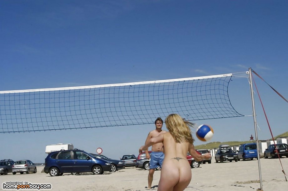 Oiled at the beach #8304669