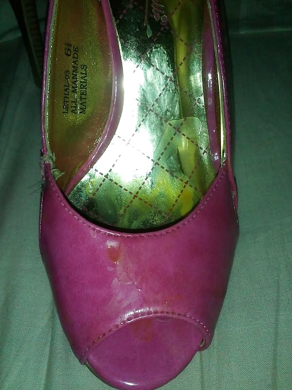 Purple shoes