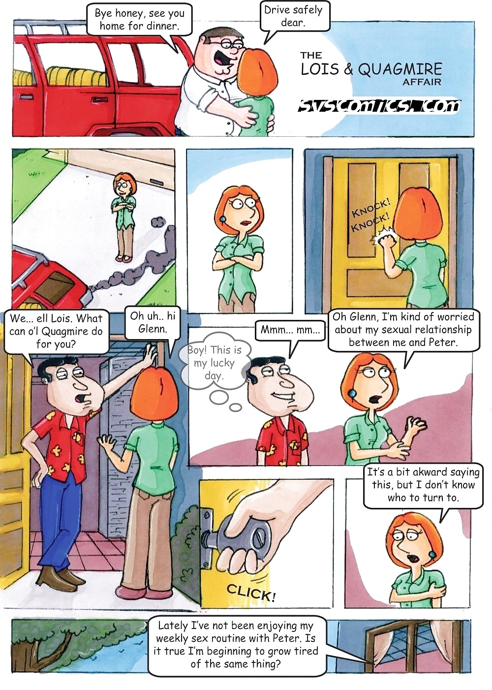The Lois and Quagmire Affair (home Guy) #2175379