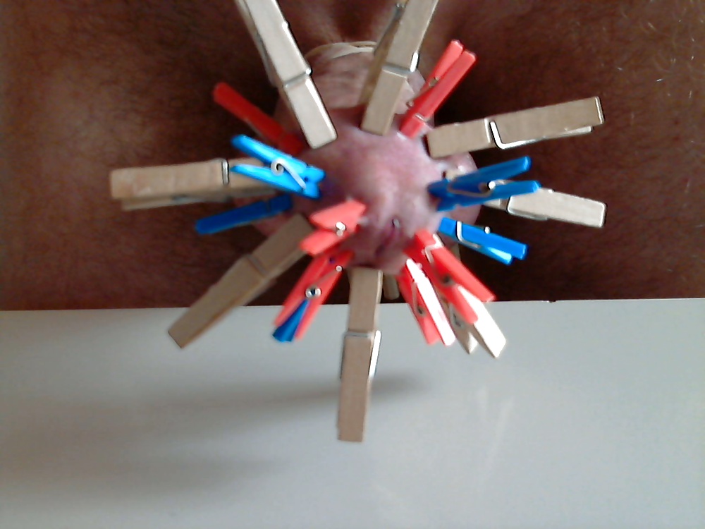 Fun with clothespins #4166262