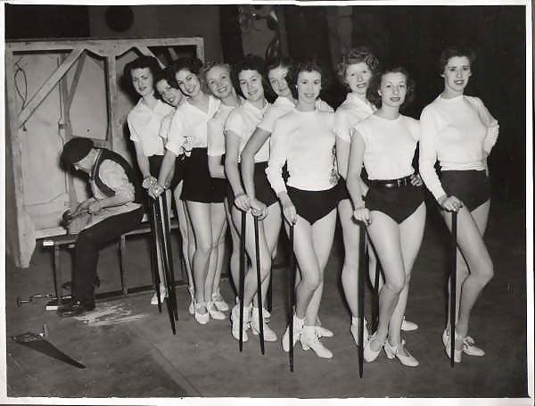 Tiller girls 1950s
 #12704853