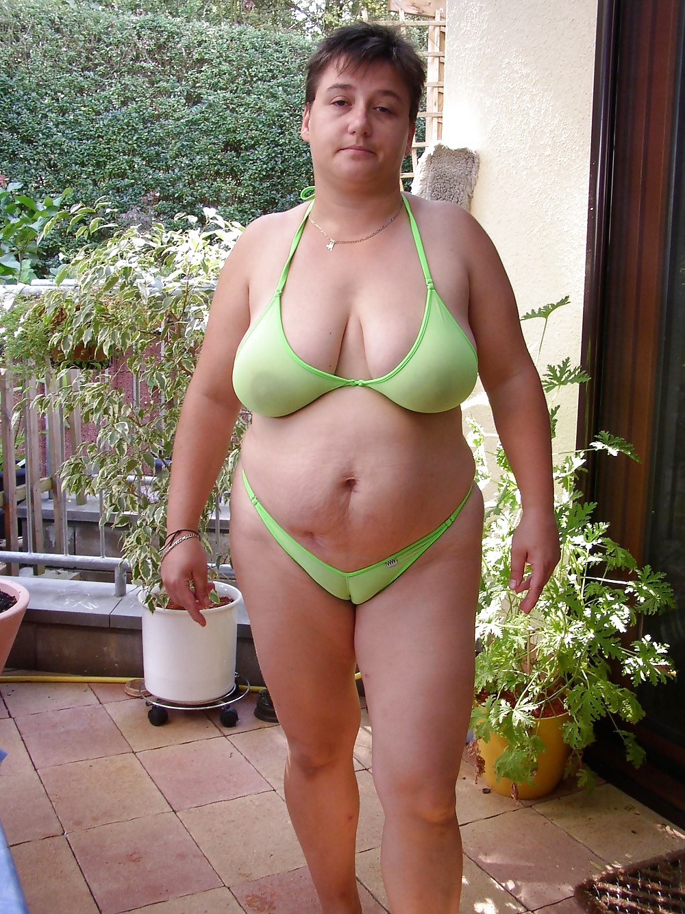 Saggy tits in bikini. #5466829