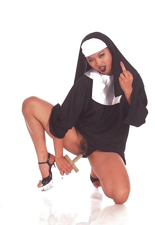 Nun Fucks Herself with a Crucifix #2673079