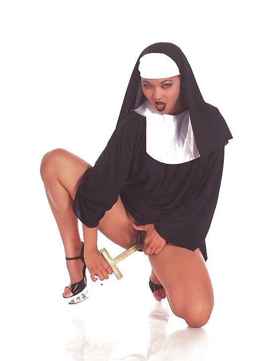 Nun Fucks Herself with a Crucifix #2673089