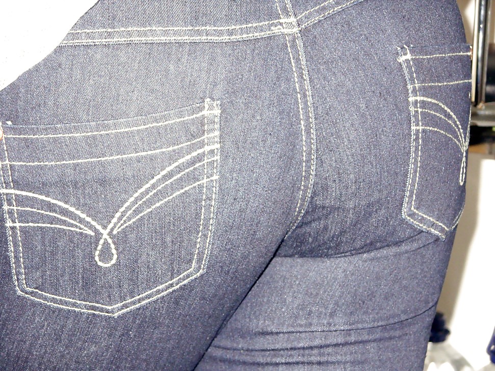 Wifes lovely ass in jeans #15156813