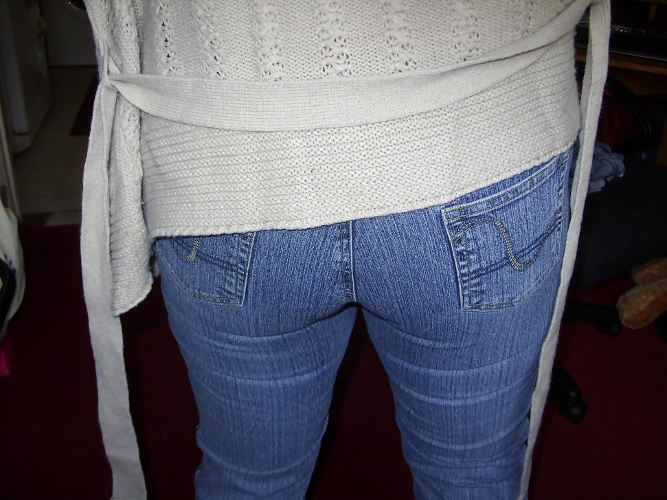 Wifes lovely ass in jeans #15156853