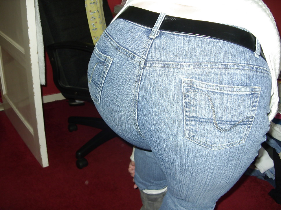 Wifes lovely ass in jeans #15156861