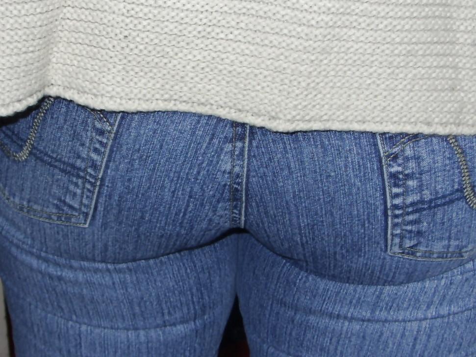 Wifes lovely ass in jeans #15156876